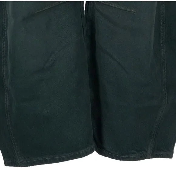NWT Rare Size Free People We The Free Good Luck Barrel Jeans Luke Green 31S Boho - Picture 11 of 16